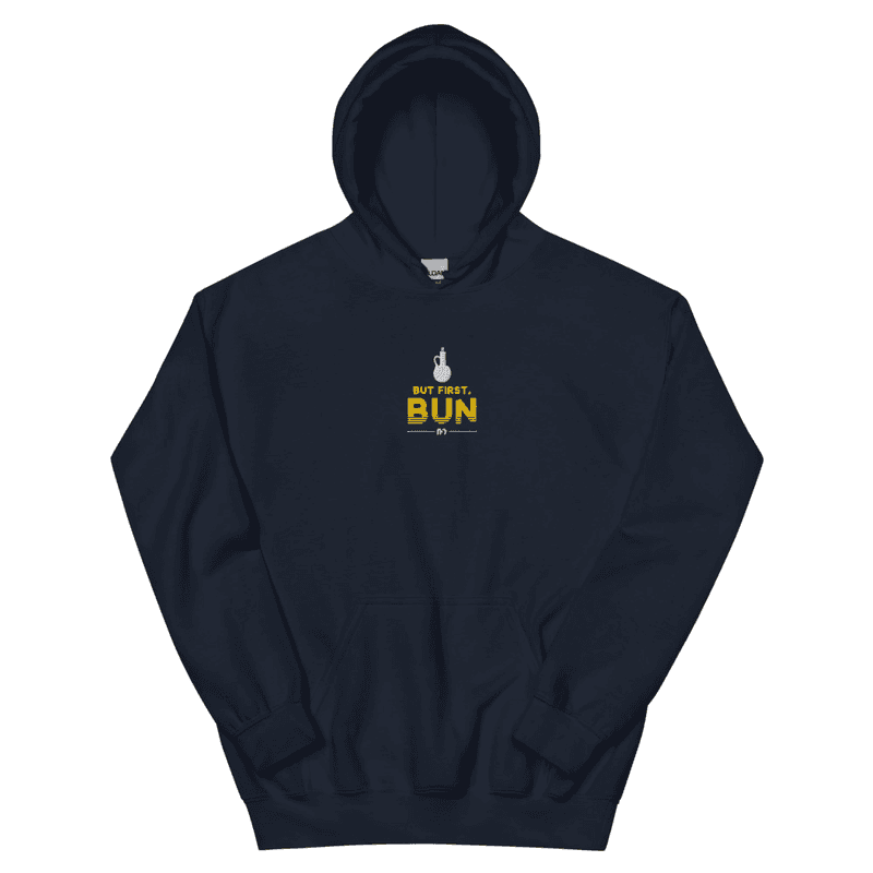 But first Bun | Embroidered Unisex Hoodie