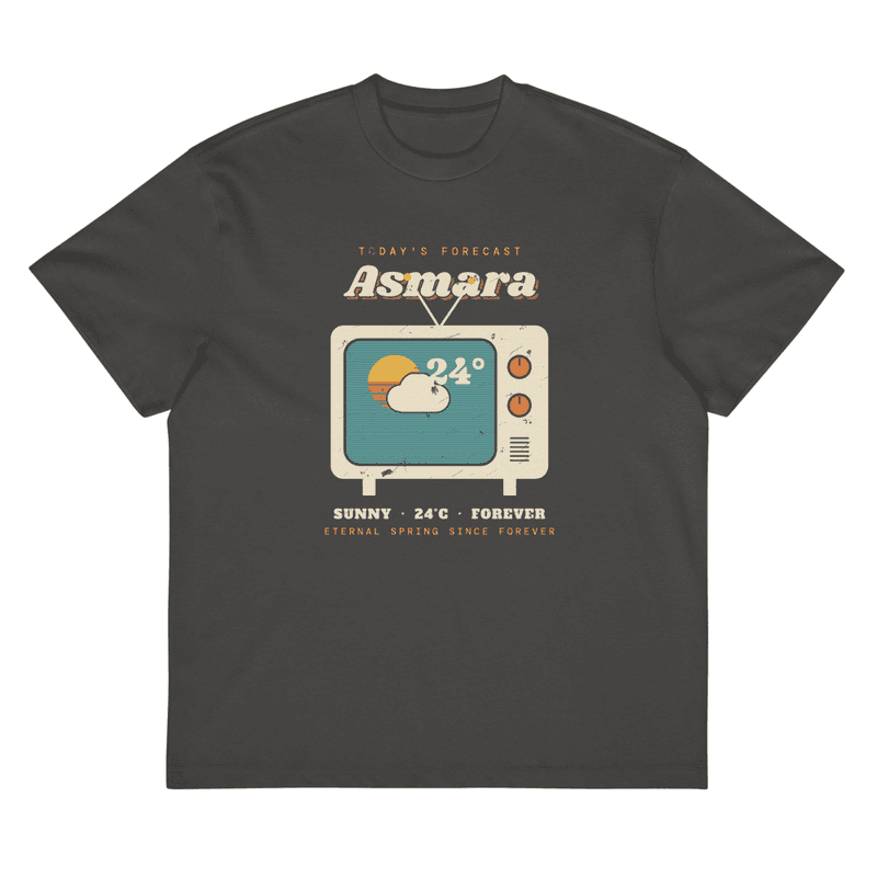 Asmara weather | Men’s box tee